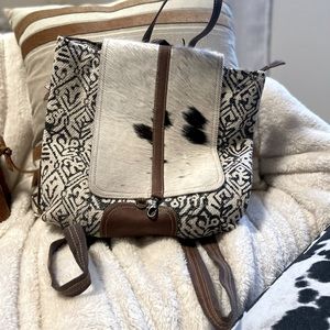 Myra cowhide backpack/purse